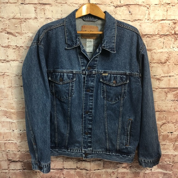 Levi’s Levi Strauss Mens XL Denim Blue Jean Jacket - Picture 9 of 9